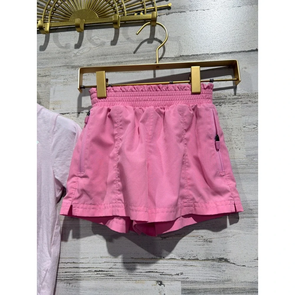 Puma Nike Old Navy Outfit Set Girls 5 Pink Purple Athletic Activewear EUC